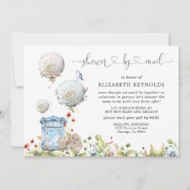 Virtuele baby shower uitnodiging per post