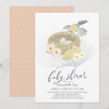 Virtuele Baby shower van het nest Floral Girl van 