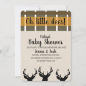 Virtuele Baby shower voor het zoeken naar Deer Ant Kaart (Voorkant)