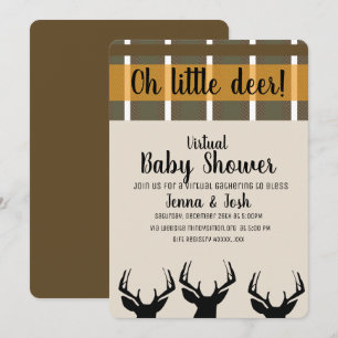 Virtuele Baby shower voor het zoeken naar Deer Ant Kaart