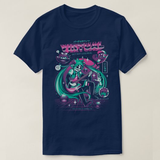 Virtuele band t-shirt (Design voorkant)