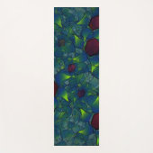 Virtuele bladlui met donkerrode hexagon in een don yogamat (Voorkant)