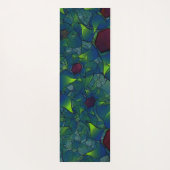 Virtuele bladlui met donkerrode hexagon in een don yogamat (Achterkant)