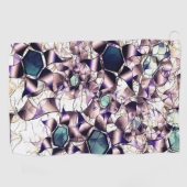 Virtuele bloem van het bericht in gradiënttonen golfhanddoek (Horizontaal)