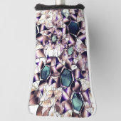 Virtuele bloem van het bericht in gradiënttonen golfheadcover (Draai 90)