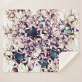 Virtuele bloem van het bericht in gradiënttonen sherpa deken (Voorkant (horizontaal))