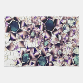 Virtuele bloem van het bericht in gradiënttonen theedoek