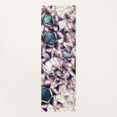 Virtuele bloem van het bericht in gradiënttonen yogamat (Voorkant)