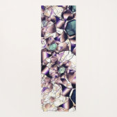 Virtuele bloem van het bericht in gradiënttonen yogamat (Achterkant)