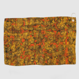 Virtuele boomschors, met een soort levende koraals golfhanddoek