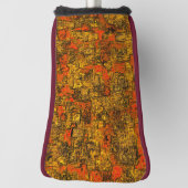 Virtuele boomschors, met schoppen van levend koraa golfheadcover (Draai 90)