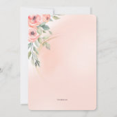 Virtuele bruids douche uitnodiging (Achterkant)