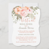 Virtuele bruids douche uitnodiging (Voorkant)