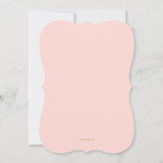 Virtuele bruids douche uitnodiging (Achterkant)