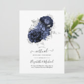 Virtuele bruiloft tussen de bijtende marine en de  kaart (Staand voorkant)