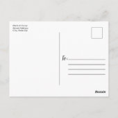 Virtuele Bruiloftsshower Rustieke Landelijke Bloem Briefkaart (Achterkant)