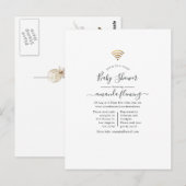 Virtuele douche briefkaart (Voorkant / Achterkant)