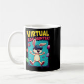 Virtuele Eier Jager - Grappige Gamer Bunny Vr Pase Koffiemok (Links)