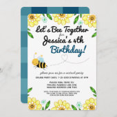 Virtuele feestdag bij bijen per post kaart (Voorkant / Achterkant)