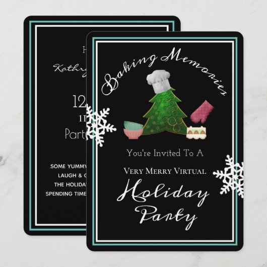 Virtuele feestdag kaart (Voorkant / Achterkant)