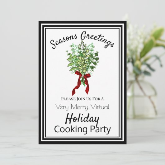 Virtuele feestdag kaart (Staand voorkant)