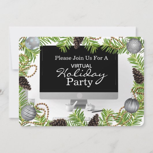 Virtuele feestdag kaart (Voorkant)