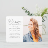 Virtuele feestdag van de moderne Eenvoudige foto v Kaart (Staand voorkant)