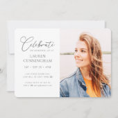 Virtuele feestdag van de moderne Eenvoudige foto v Kaart (Voorkant)