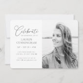 Virtuele feestdag van de moderne Eenvoudige foto v Kaart (Voorkant)