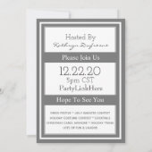 Virtuele feestdag vieren kaart (Achterkant)