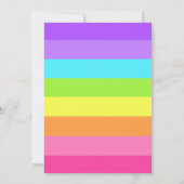 Virtuele feestelijke uitnodiging, verjaardag in qu kaart (Achterkant)