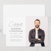 Virtuele feestvieren zijn levensmoderne, eenvoudig kaart (Voorkant / Achterkant)