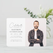 Virtuele feestvieren zijn levensmoderne, eenvoudig kaart (Staand voorkant)