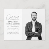 Virtuele feestvieren zijn levensmoderne, eenvoudig uitnodiging briefkaart (Voorkant)