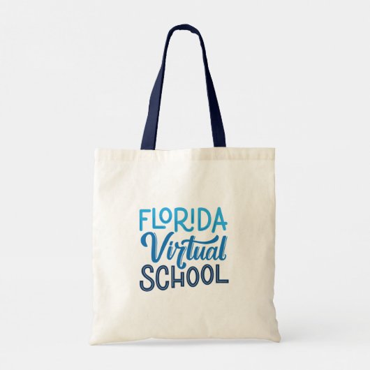 Virtuele Florida-school Tote Bag (Achterkant)