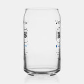 Virtuele fooienpot QR-code geld donatie PayPal ven Blikvorm Glas (Links)