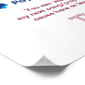 Virtuele fooienpot QR-code geld donatie PayPal ven Poster (Hoek)