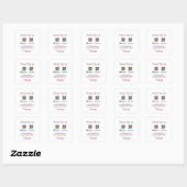 Virtuele fooienpot QR-code geld donatie PayPal ven Vierkante Sticker (Vel)