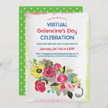 Virtuele galentinedag, feestzoom