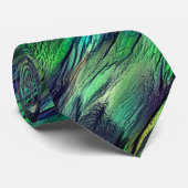 Virtuele gekleurde stalactite of lagen vernietigd stropdas (Opgerold)