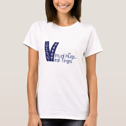 Virtuele handgrepen in virale tijden t-shirt (Voorkant)