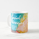 Virtuele handgrepen voor sociale vervorming Brilja Koffiemok (Voorkant links)