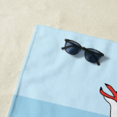 Virtuele handgrepen voor sociale vervorming strandlaken (In situ)