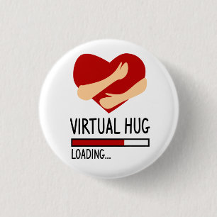 Virtuele hardware verzenden ronde button 3,2 cm