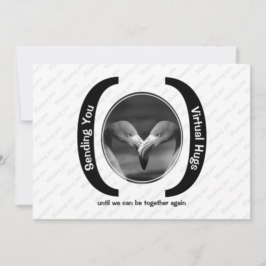 VIRTUELE HUGS Aangepaste MONO Foto Ontbrekend U-ka (Voorkant)