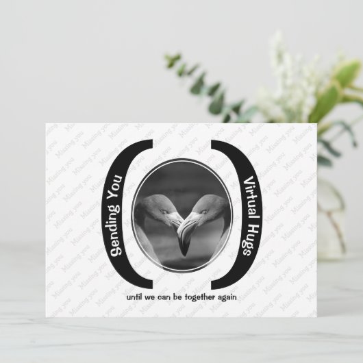 VIRTUELE HUGS Aangepaste MONO Foto Ontbrekend U-ka (Staand voorkant)