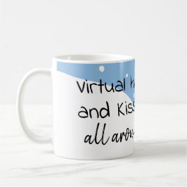 Virtuele Hugs en Kisses overal Koffiemok