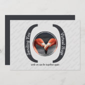 VIRTUELE HUGS Foto GRAY Wenskaart VERZENDEN (Voorkant / Achterkant)