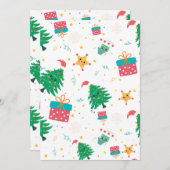 Virtuele kerst feestdagenkaart (Voorkant / Achterkant)