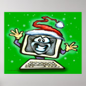 Virtuele kerst poster (Voorkant)